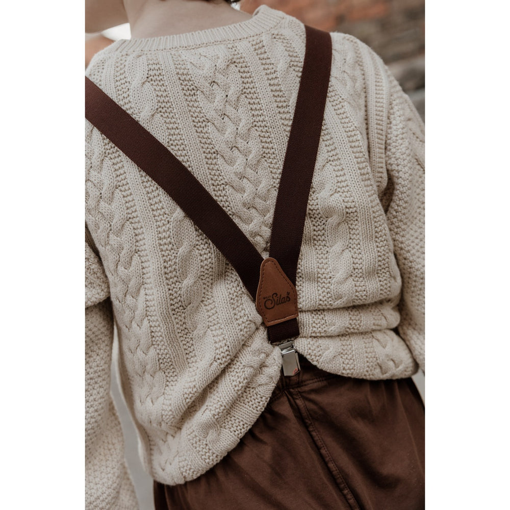 Køb Silly Silas Chocolate Brown Kids' Braces