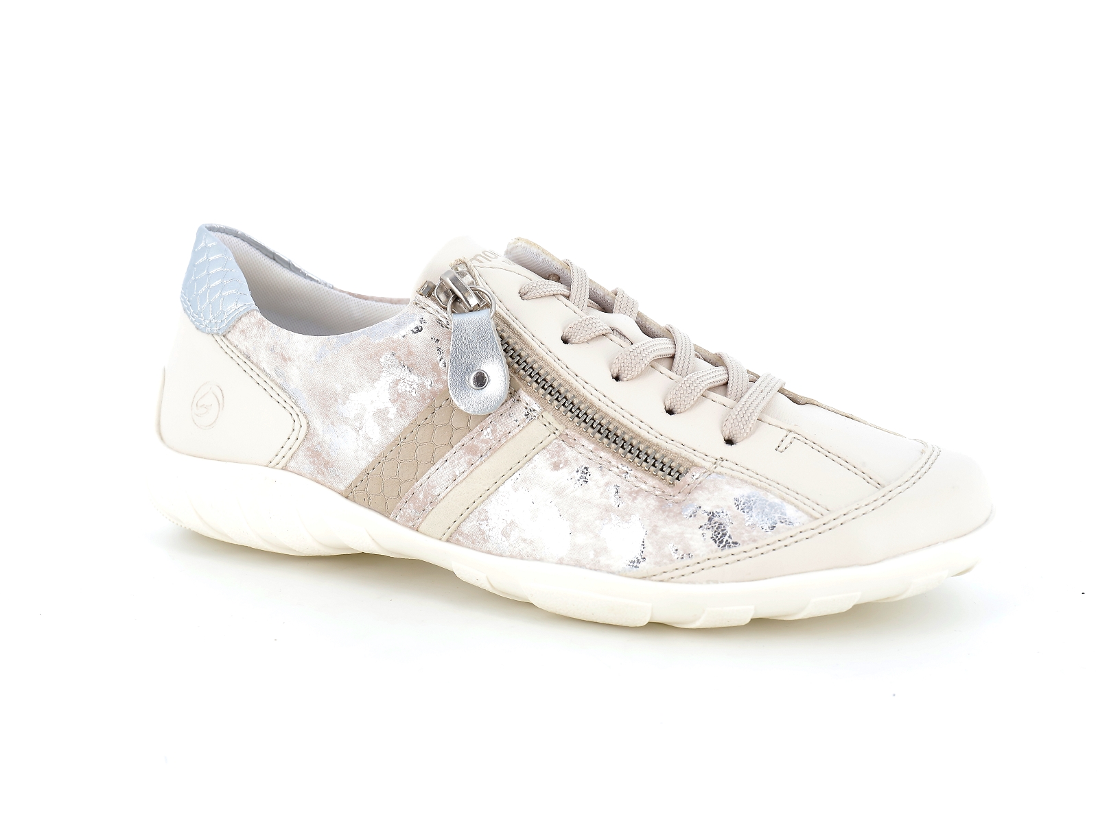 Remonte-R3407 Cuir Beige Metal