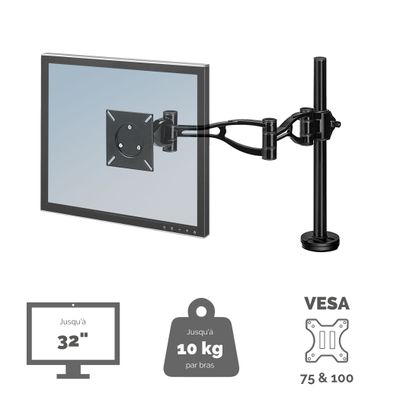 Fellowes Professional Series - Bras porte-écran simple