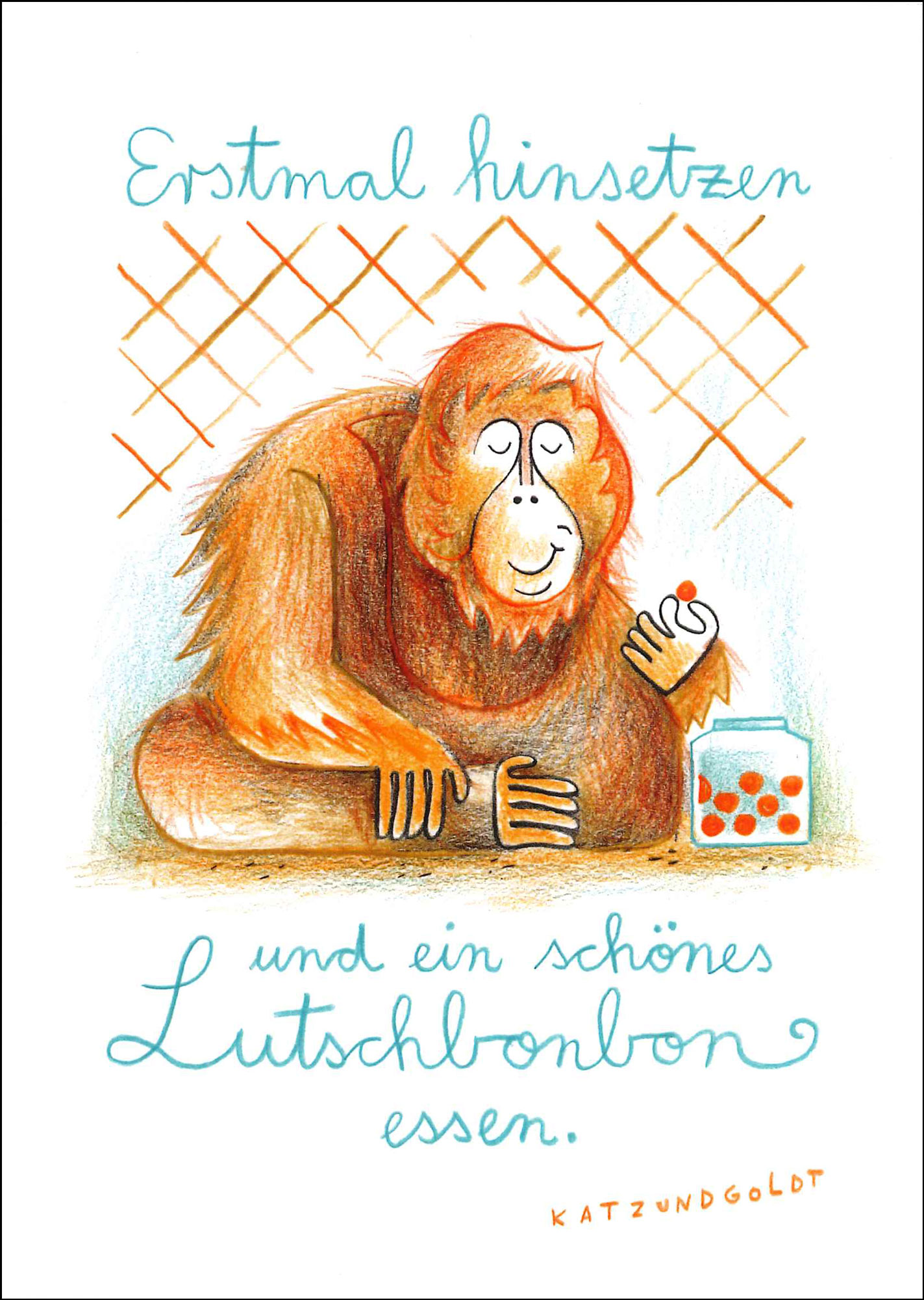 Postkarte 'Lutschbonbon' günstig bestellen