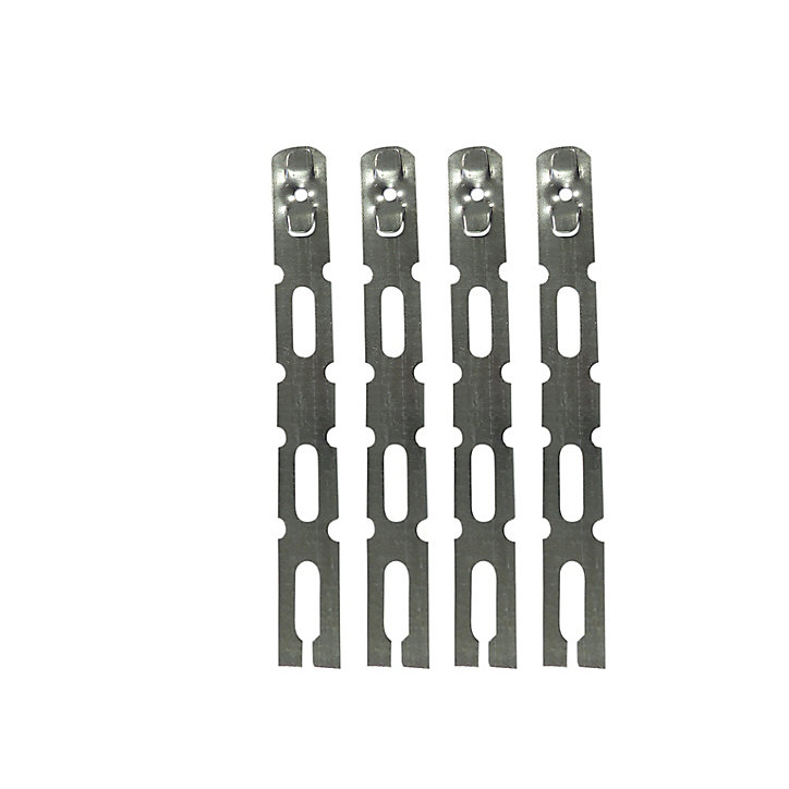 Pattes de fixation pour fenêtre et porte fenêtre pvc (lot de 4)