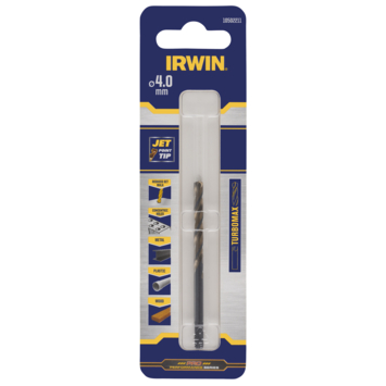 Irwin turbomax metaalboor Ø4 mm