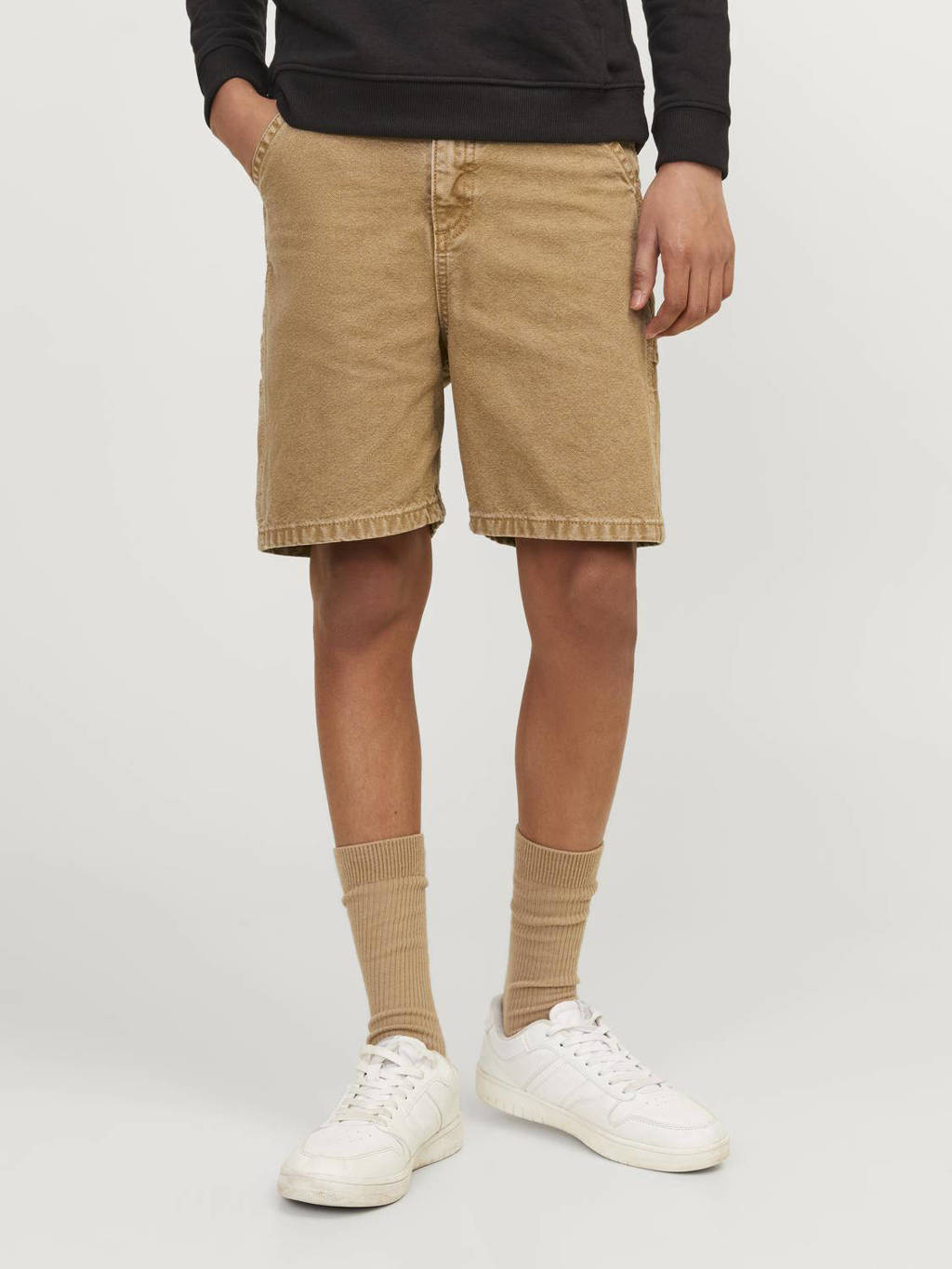 JACK & JONES regular fit casual short JJITONY lichtbruin