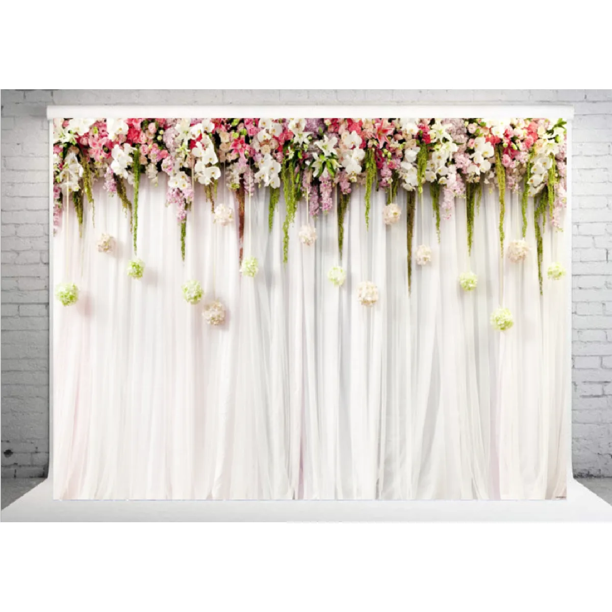 Universal Rideau de douche Rose Lavande - Blanc