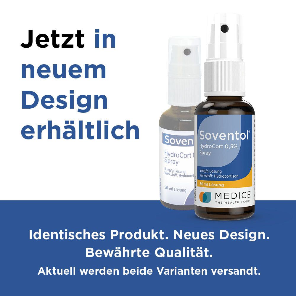 Soventol HydroCort 0,5% Spray bei Hautentzündungen