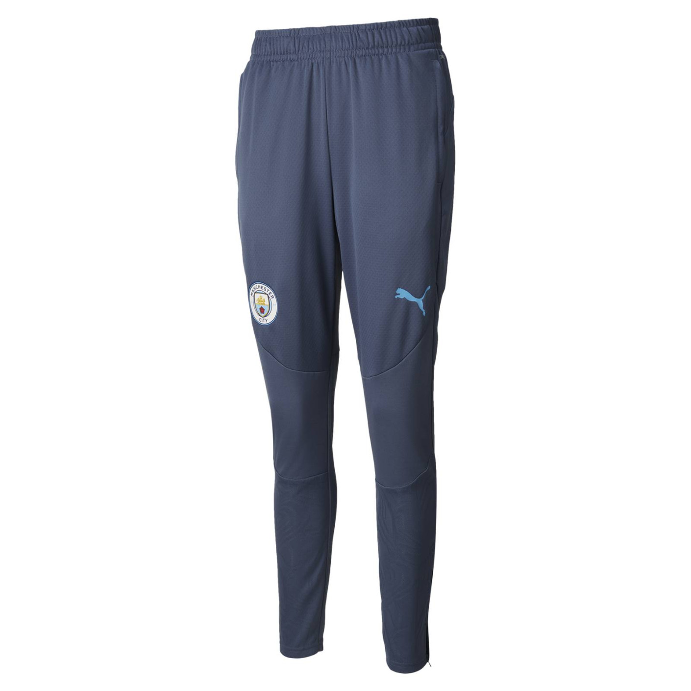 PUMA Manchester City Trainingspak 1/4-Zip 2024-2025 Geel Donkerblauw Lichtblauw
