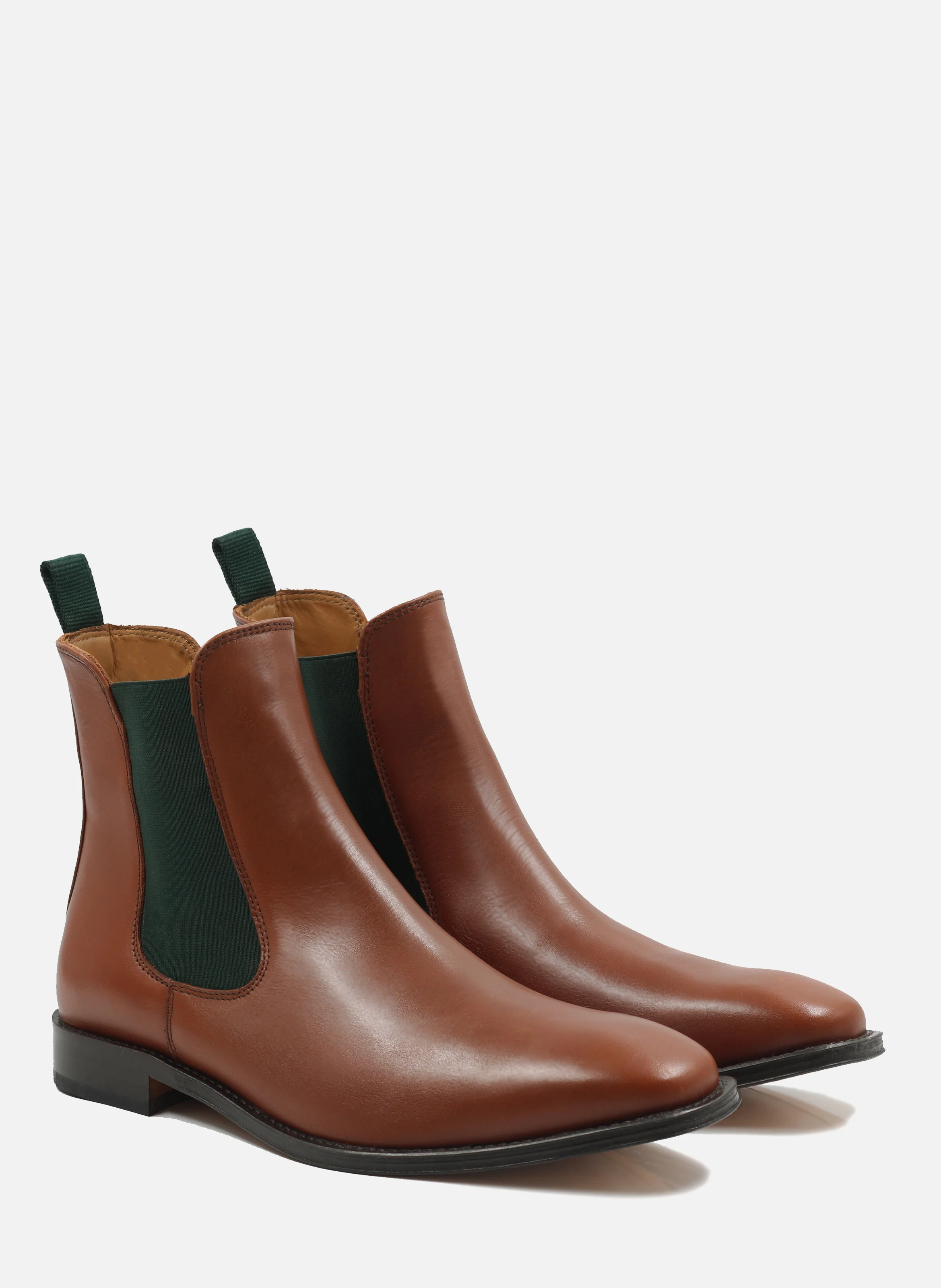 Chelsea boots cuir lisse | Marron