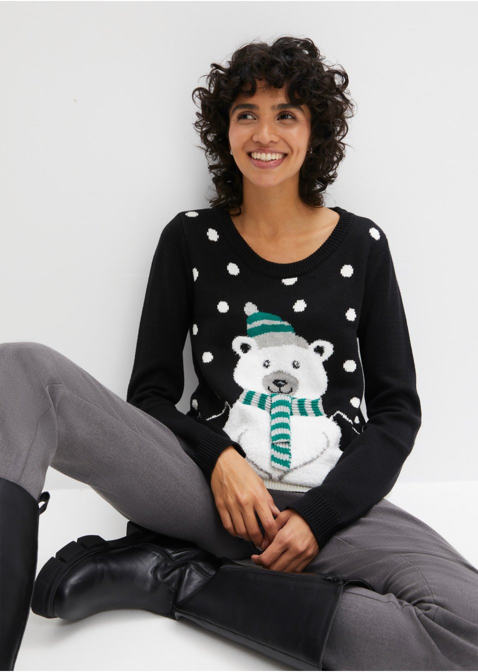Pull de Noël en maille