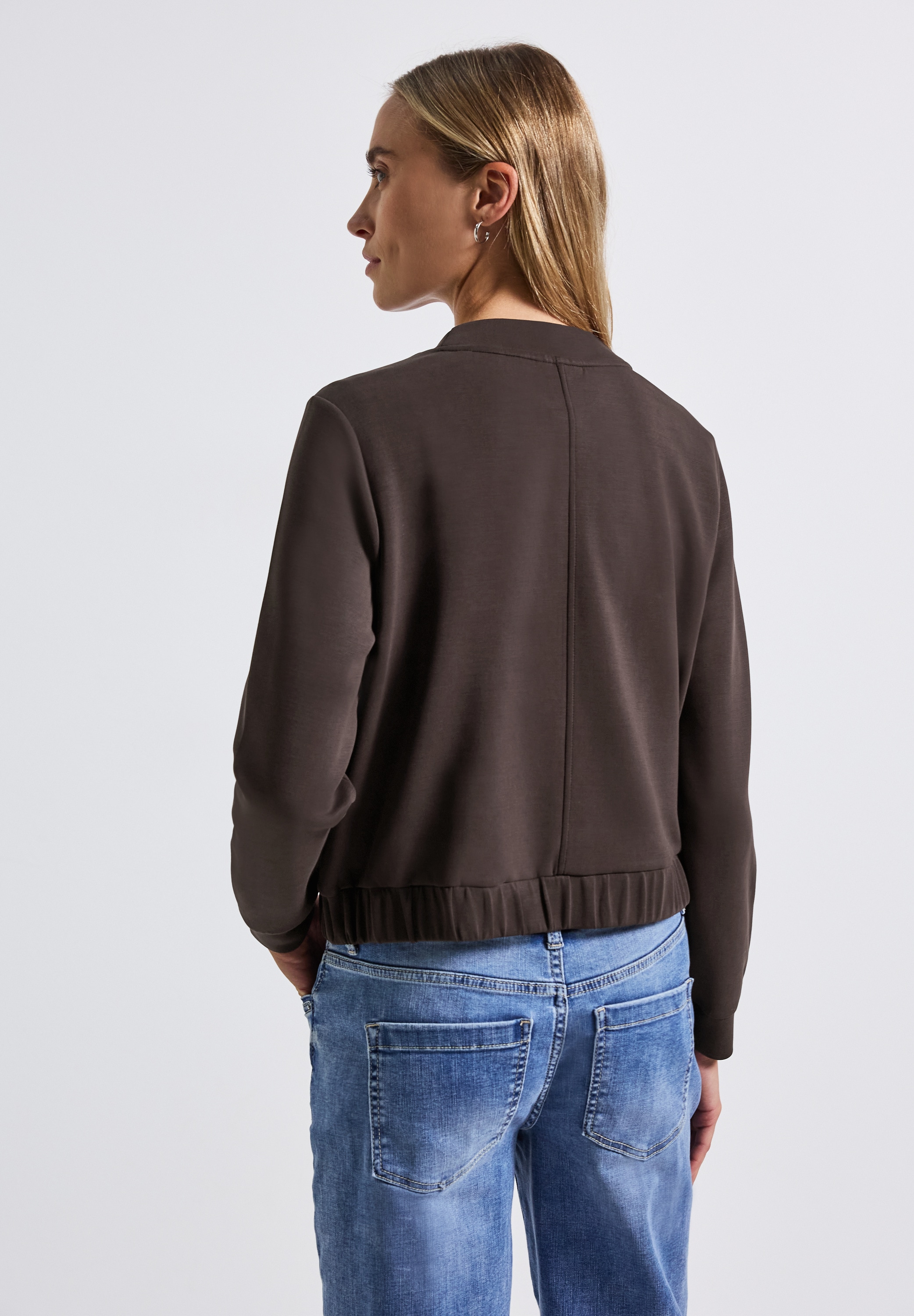 STREET ONE Blouson ohne Kapuze im Silk Look