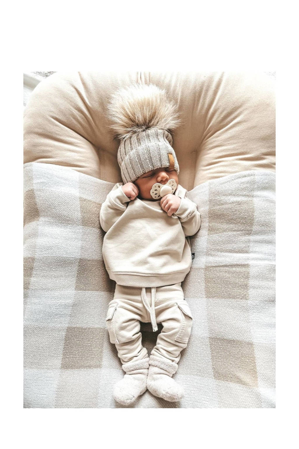 Babystyling sweater beige