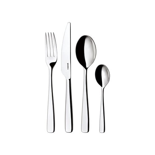 Ménagère 24 pièces en acier inox guzzini