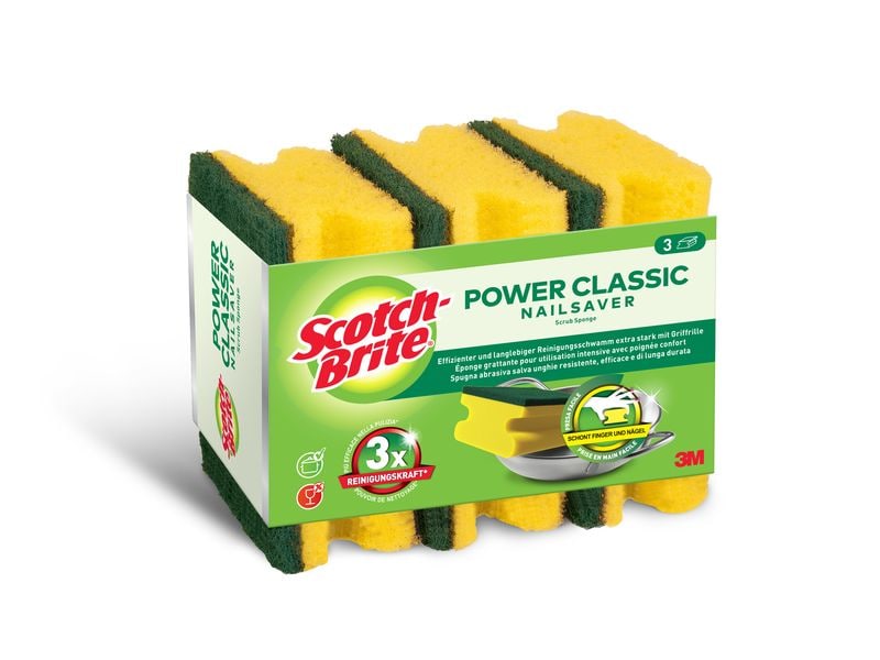 Scotch-Brite Schwamm Classic 3 Stück Griffschwamm