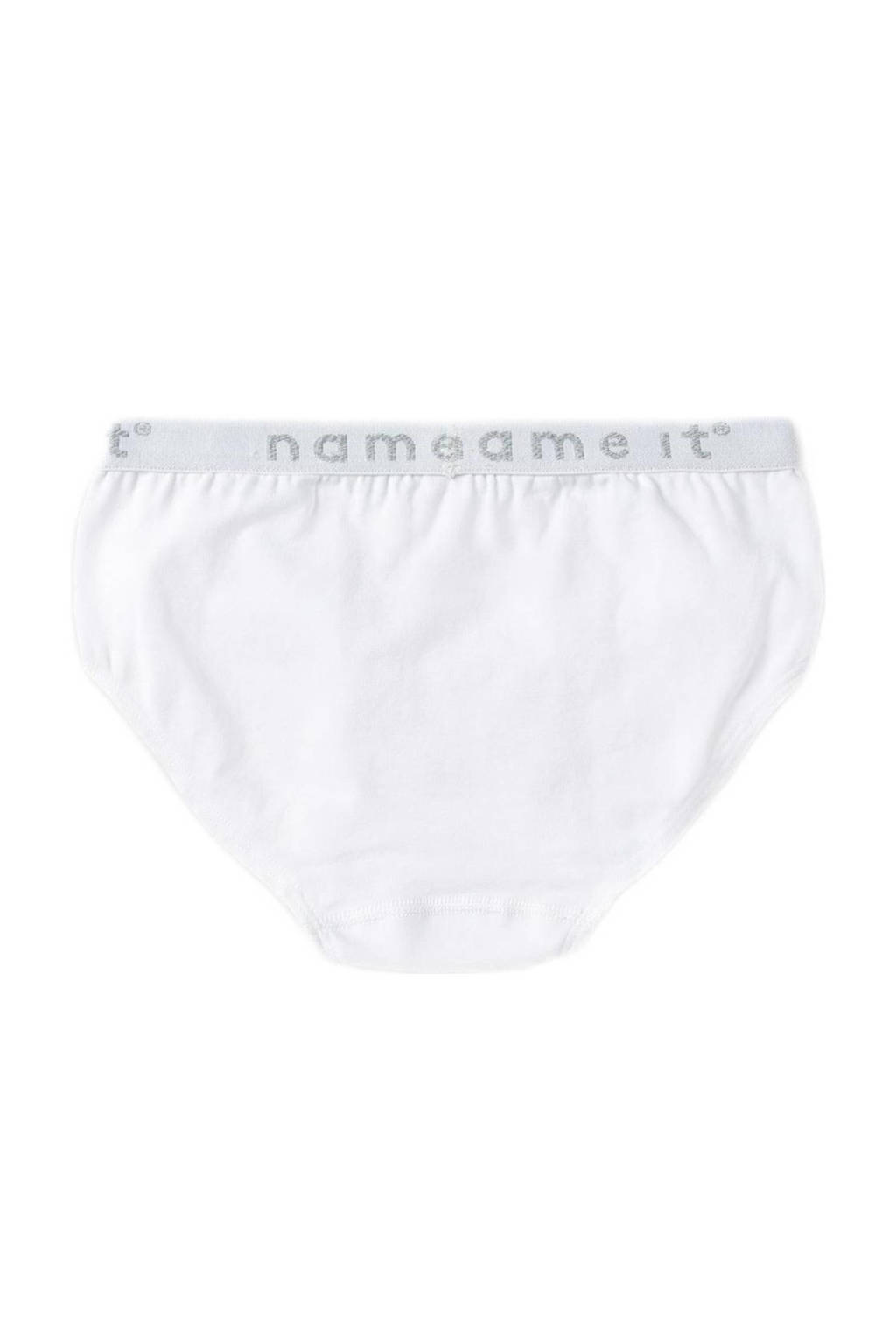 Mooie stofslip - set van 3 wit/zwart