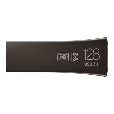 Samsung BAR Plus MUF-128BE4 - Clé USB 128 Go - USB 3.1 Gen 1 - gris