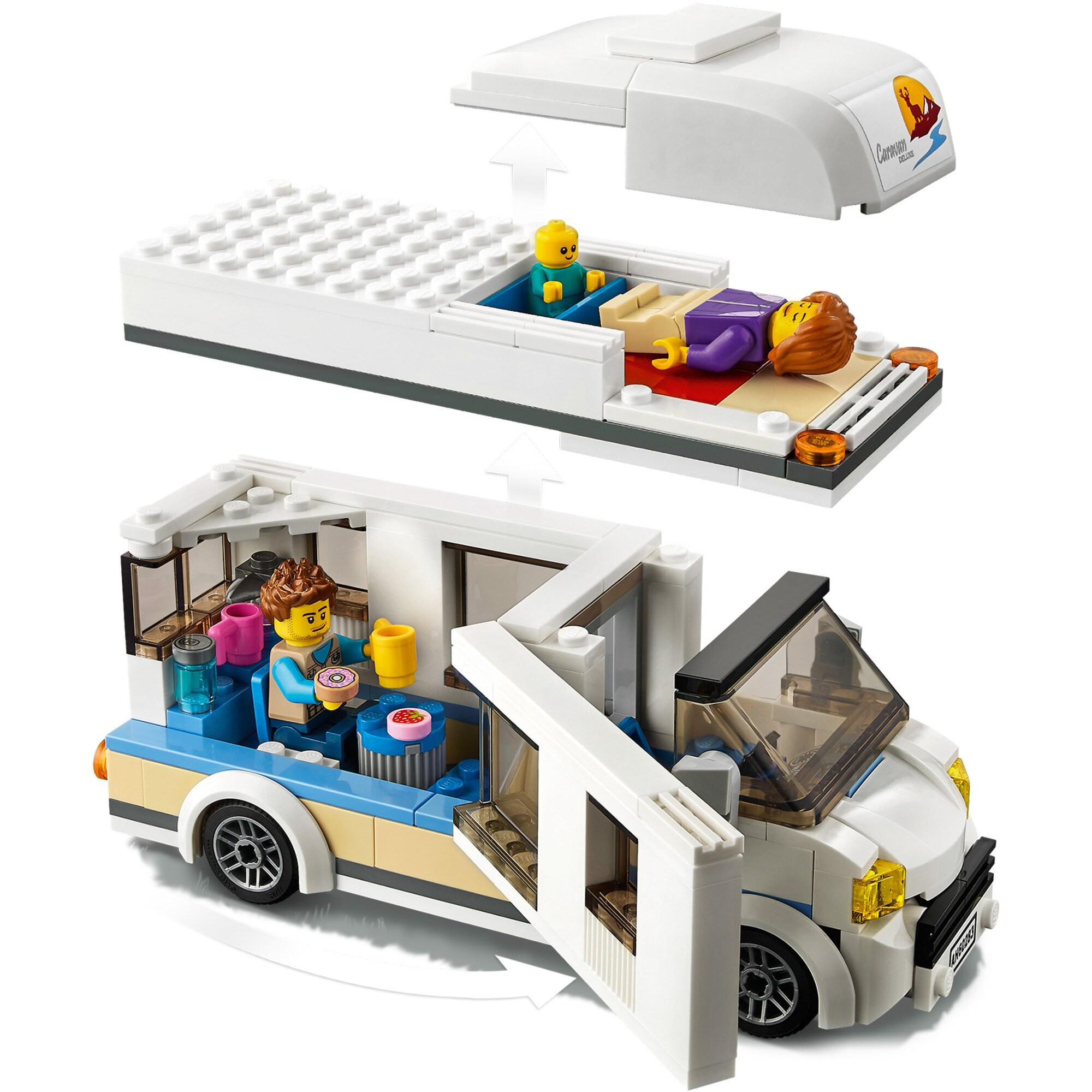 LEGO Konstruktionsspielzeug City Ferien-Wohnmobil