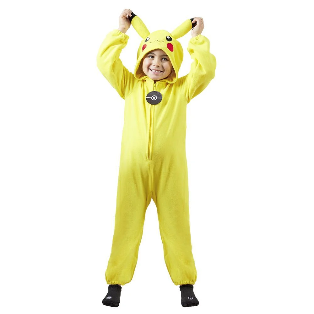 Déguisement Pokémon Pikachu jaune et noir 8/10 ans