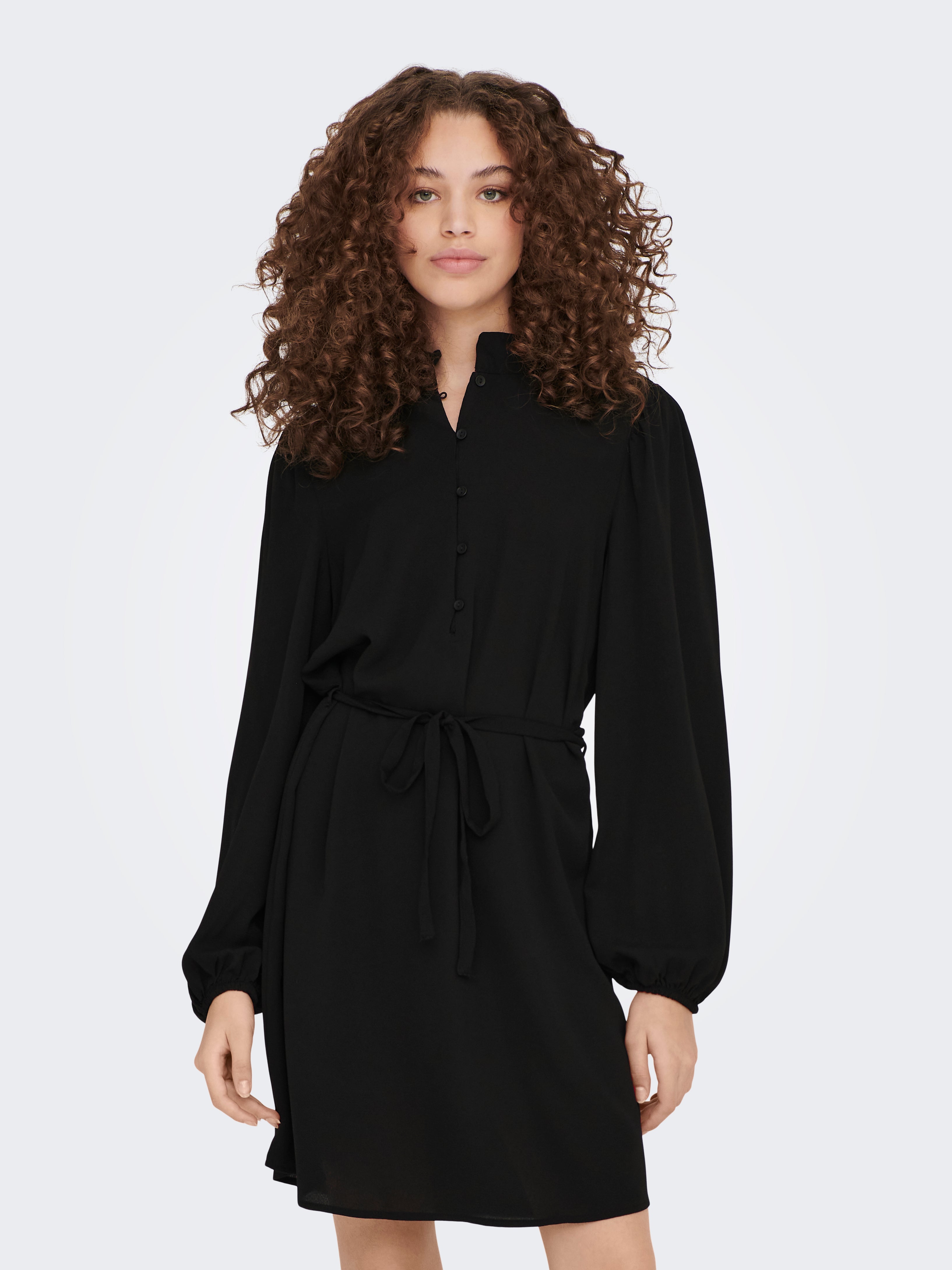 JDYHALLIE Kurzes Kleid Black