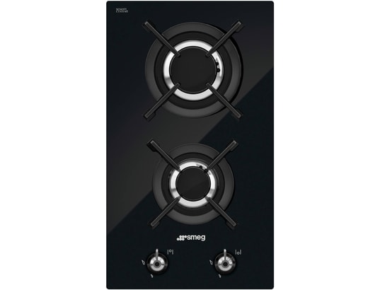 SMEG - Domino gaz PV332CN Domino 2 feux gaz, Classica, 4800w