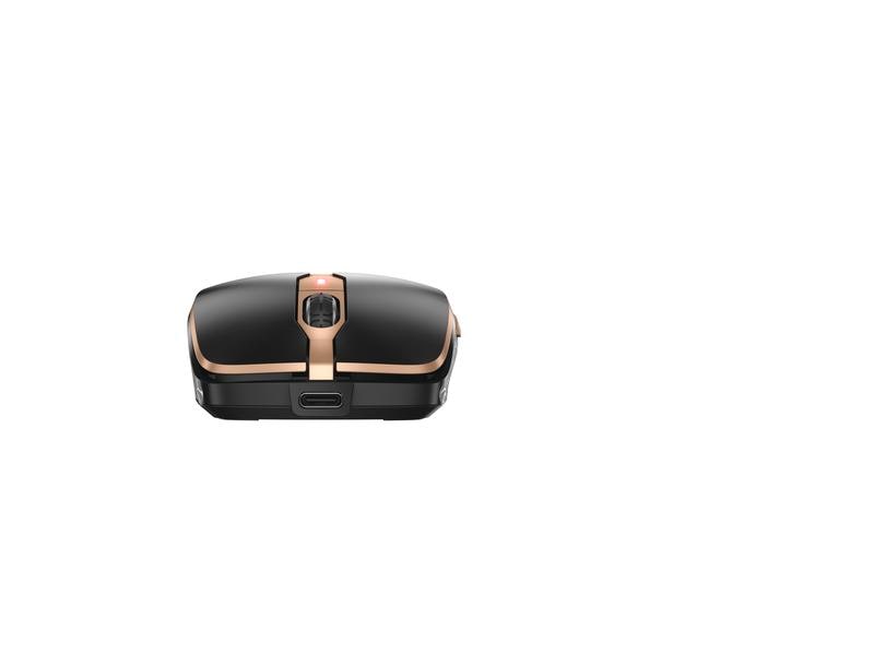 Cherry Tastatur-Maus-Set DW 9100 Slim Schwarz / Bronze Hochwertiges und kabelloses Desktop-Set mit elegantem Deisgn