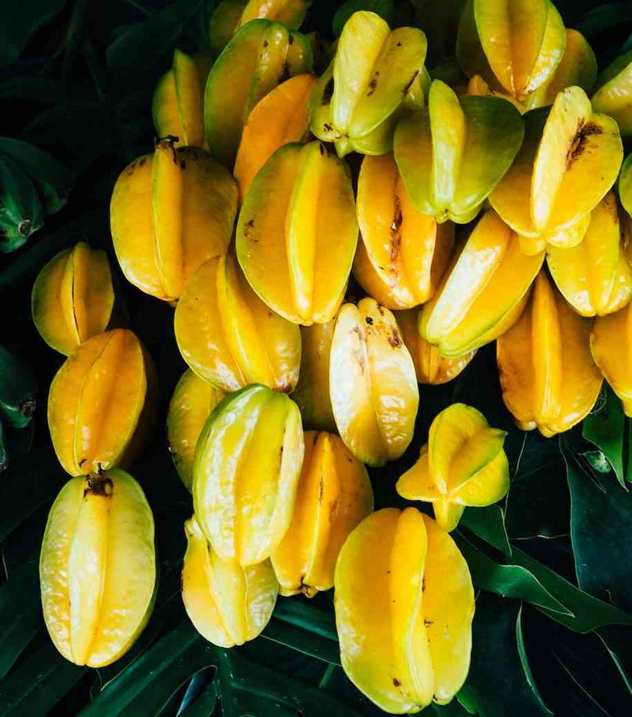 Averrhoa carambola (carambolier, carambole) taille pot de 7 litres ? 60/80 cm