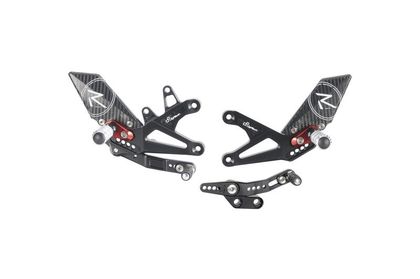 Commandes reculées LighTech réglables/repliables Racing sélection standard