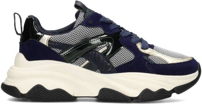 POSH by Poelman Gigi chunky sneakers donkerblauw