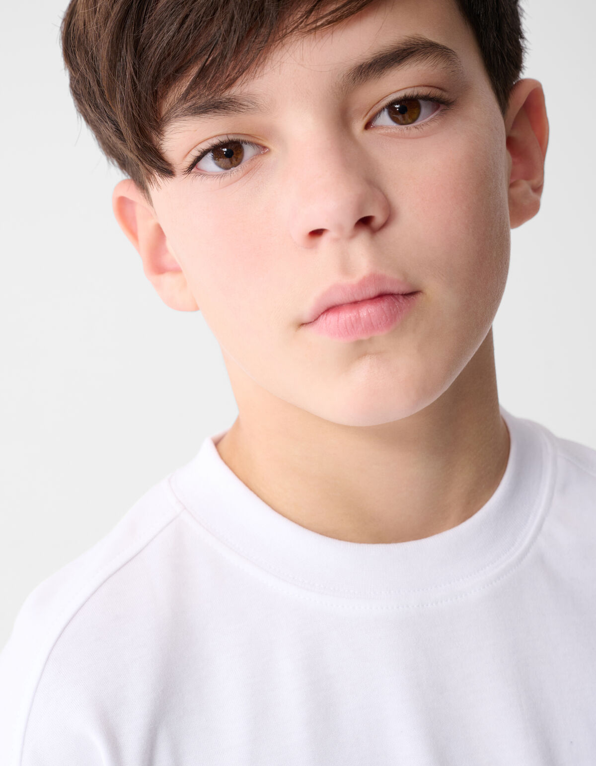 Basis Label T-shirt Wit