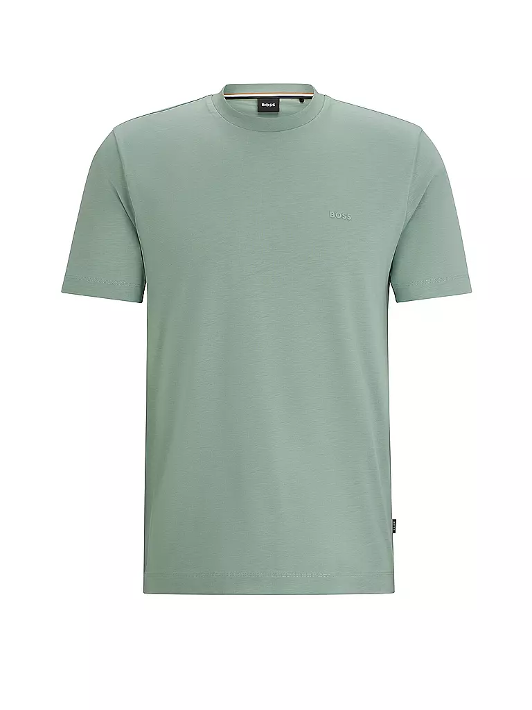 BOSS T-Shirt Regular Fit THOMPSON 01 hellgrün