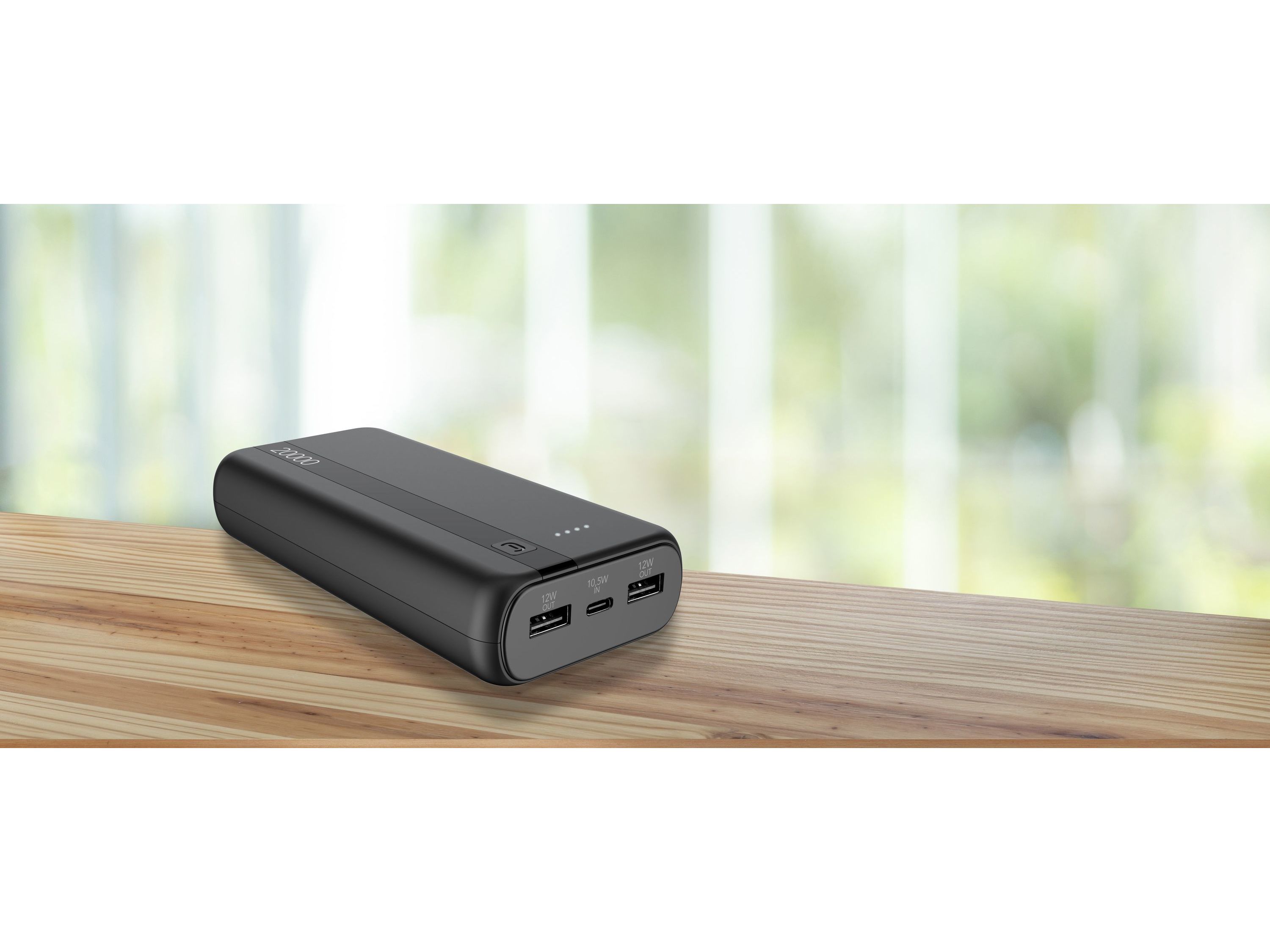 POWERBANK CELLULARLINE PRETO 20000 MAH