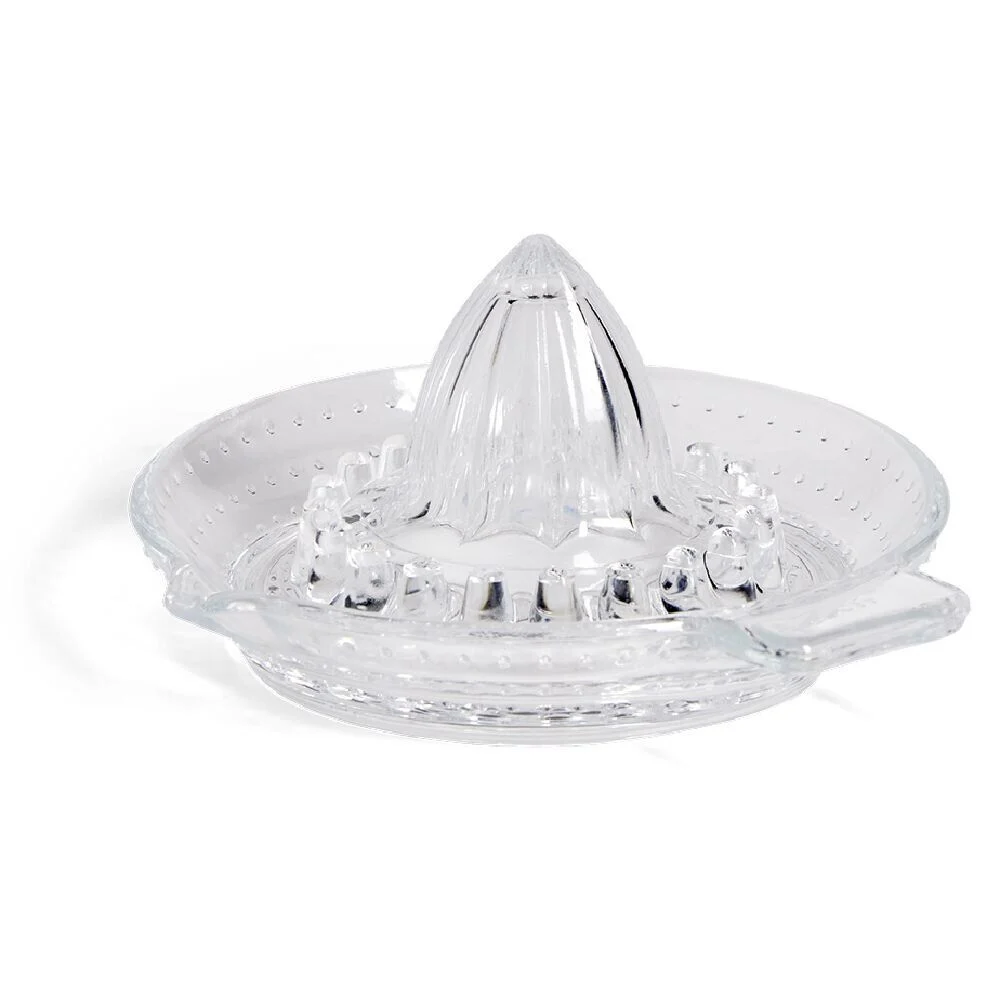 Presse citron en verre Ø13xH6,5cm