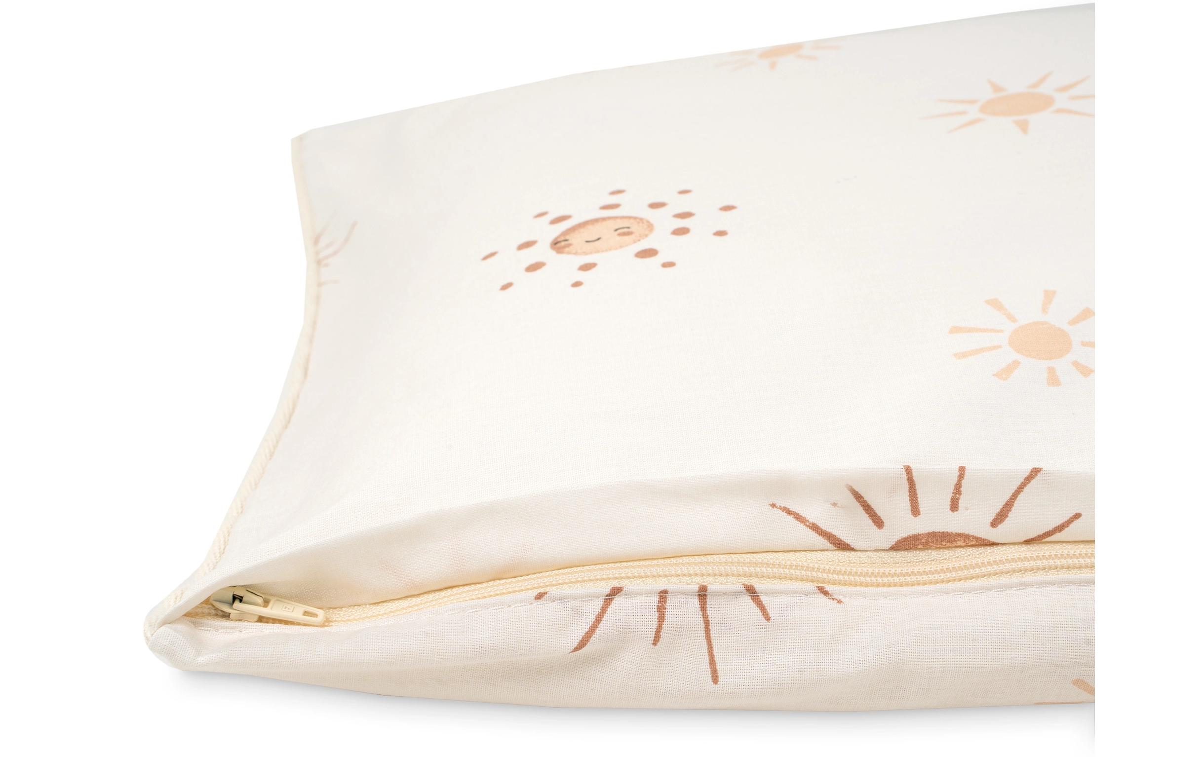 Kinderbettwäsche Organic Sunshine 100 x 135 + 40 x 60 cmBettwäsche-Set mit Sunshine-Motiven