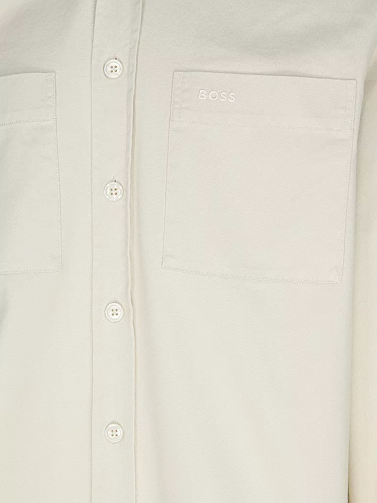 BOSS Jeanshemd creme