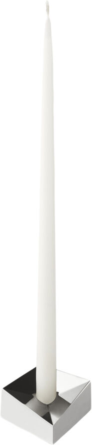 STOFF Nagel STOFF Nagel reflect candle holder, small - chrome/krom Sølv