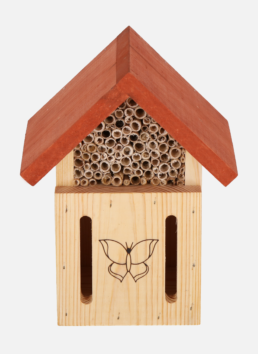 Hotel à insectes modèle papillons