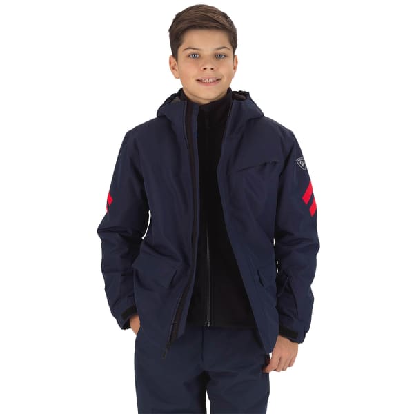 Veste de ski ROSSIGNOL BOY REACT JKT DARK NAVY