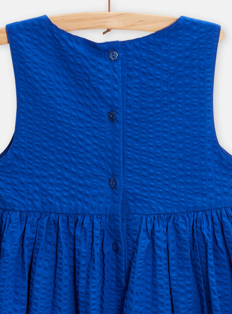 Robe bleu pour fille