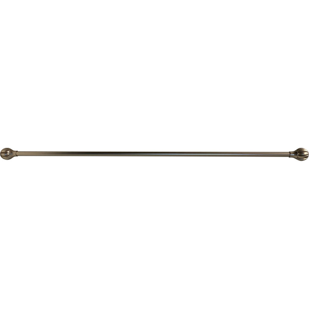 Kit tringle à rideau extensible 210-380cm TOUCHZEN argent D 19mm