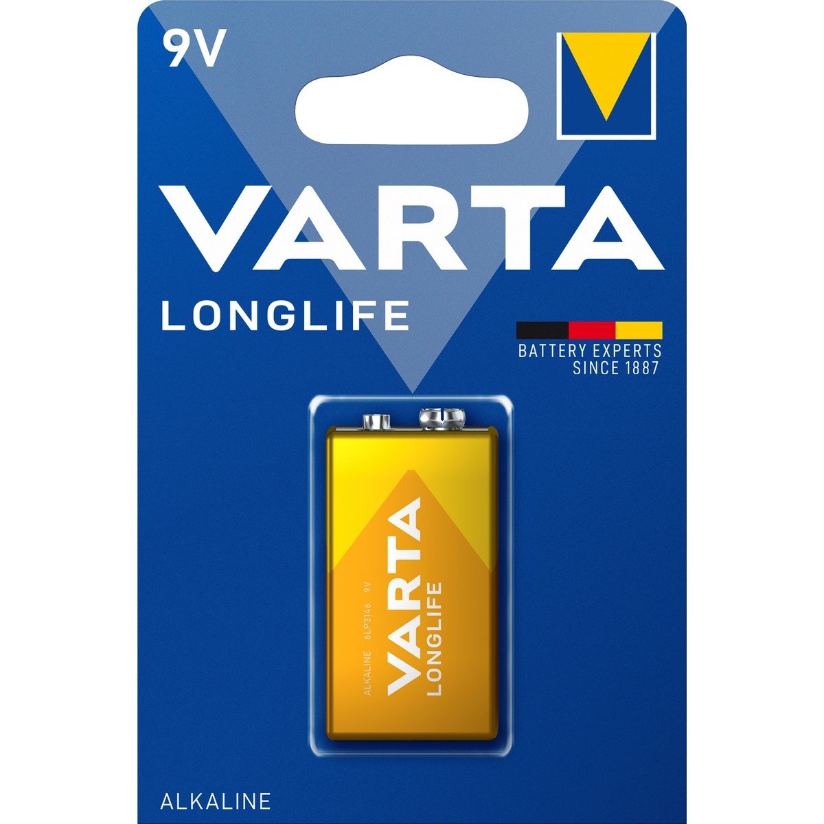 Pile alcaline 9V longlife