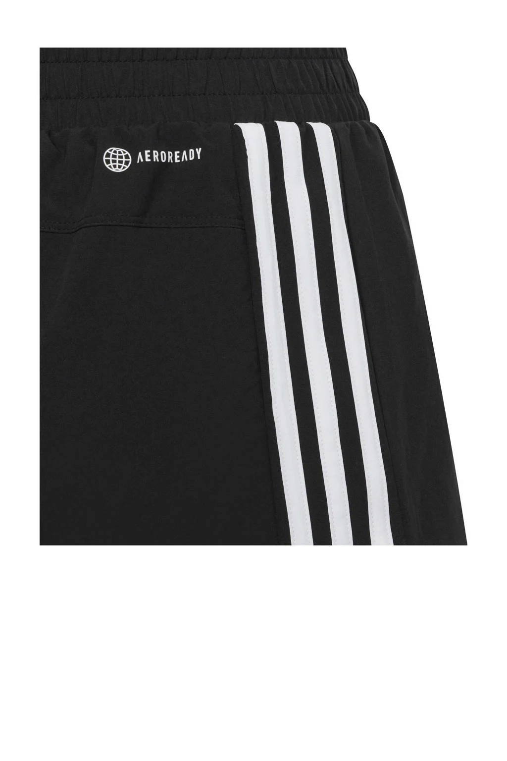 adidas regular fit short met logo zwart/wit