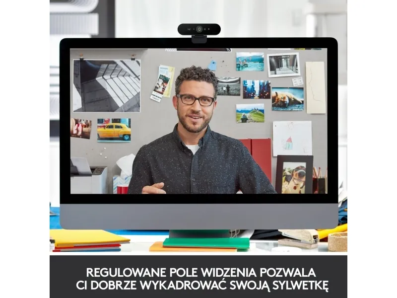 Logitech® | BRIO STREAM - Live streaming-kamera - farve - 4096 x 2160 - 1080p, 4K - lyd - USB