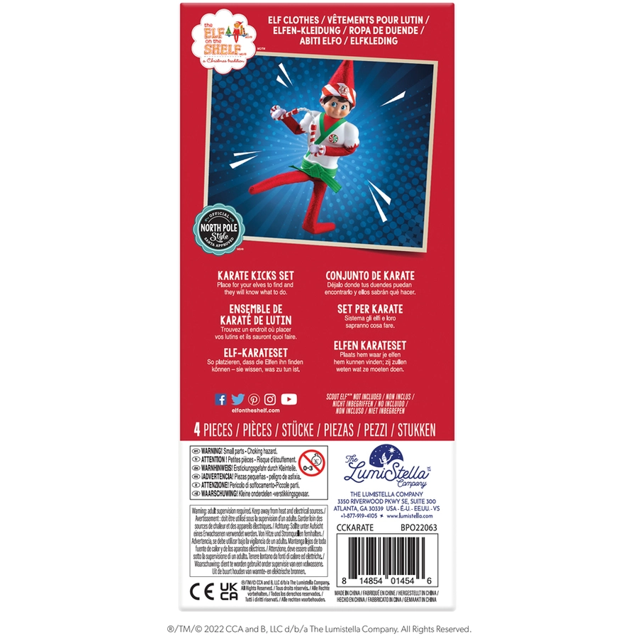 Elf on the Shelf The Elf on the Shelf® Elf Outfit - Karate Set Mehrfarbig