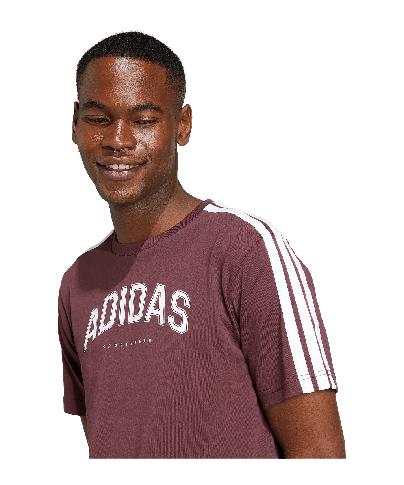 adidas Codes Collegiate Linear T-Shirt Rot