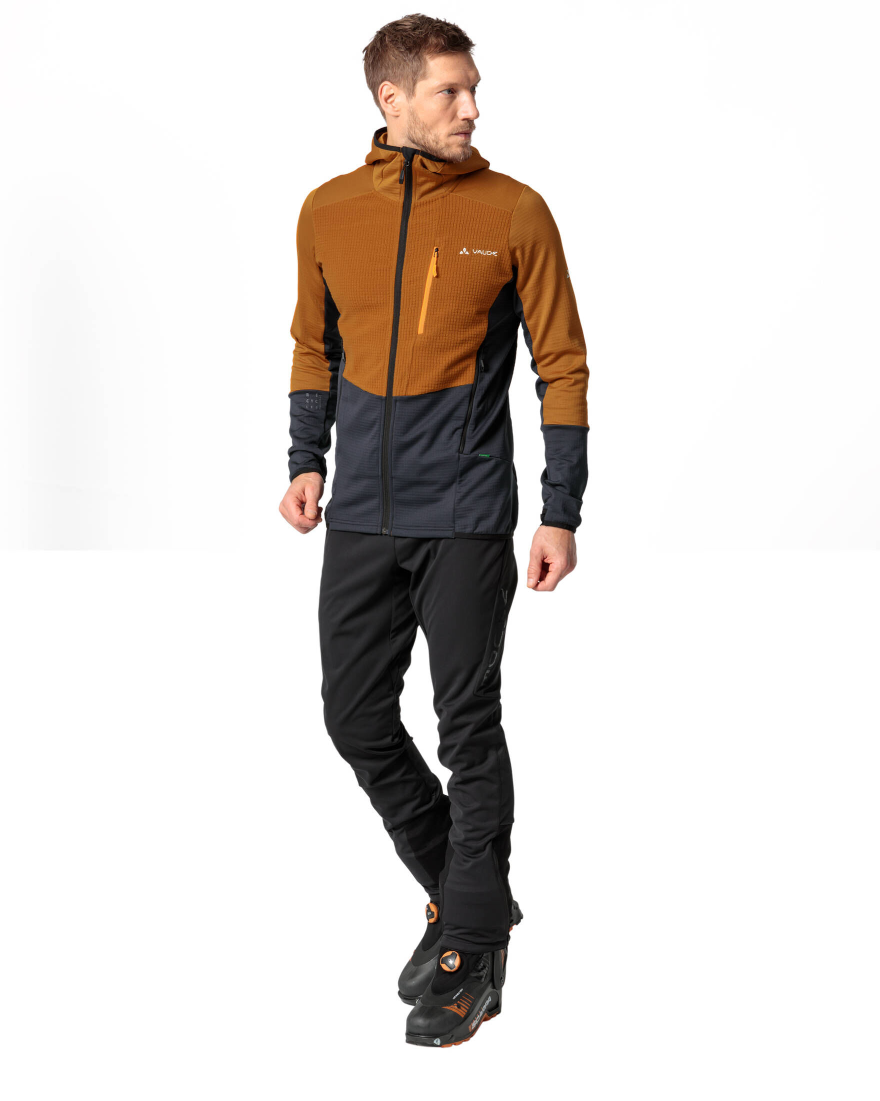 VAUDE| Herren Jacke Monviso Hooded Grid Fleece