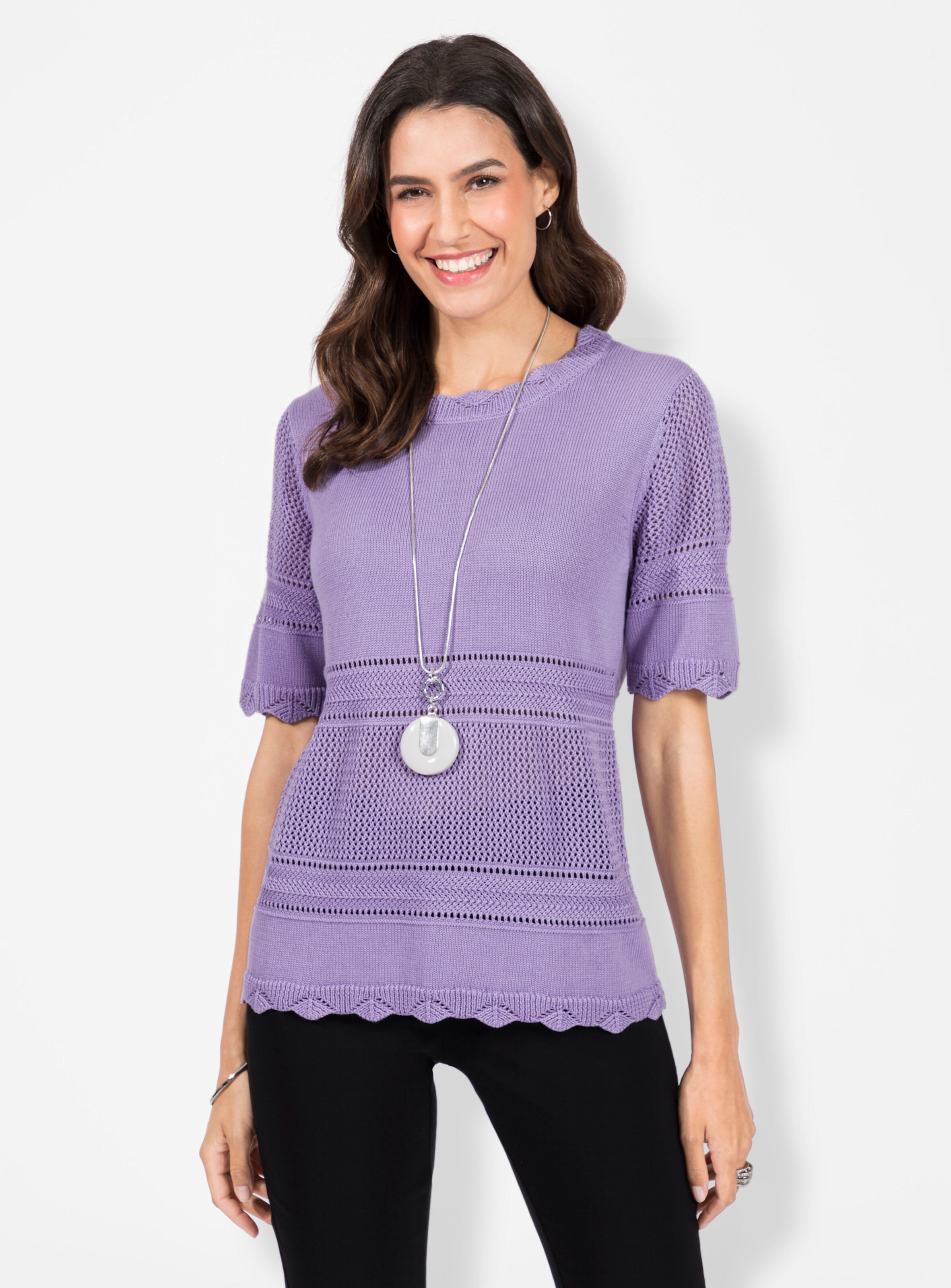 Pullover in lavendel