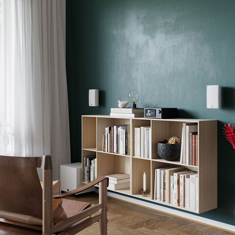 DALI FAZON MIKRO – ultracompacte designluidspreker voor TV, muziek en home-cinema Zwart