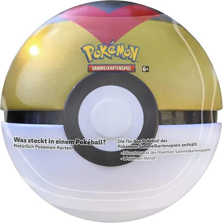 Pokemon Tin-Box Pokemon GO Pokéball, 1 Stück, 3-fach sortiert