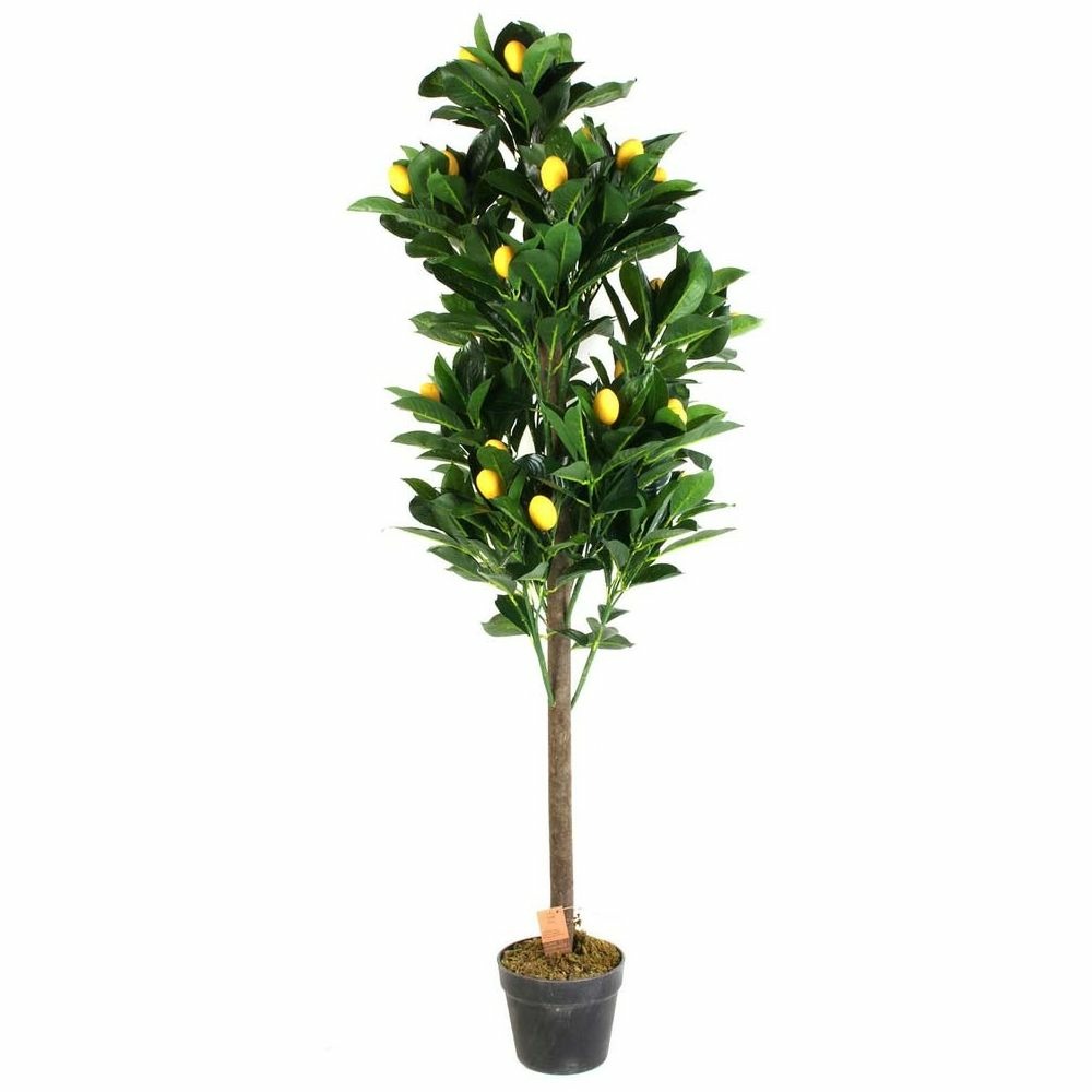 Citronnier artificiel en pot 120 cm