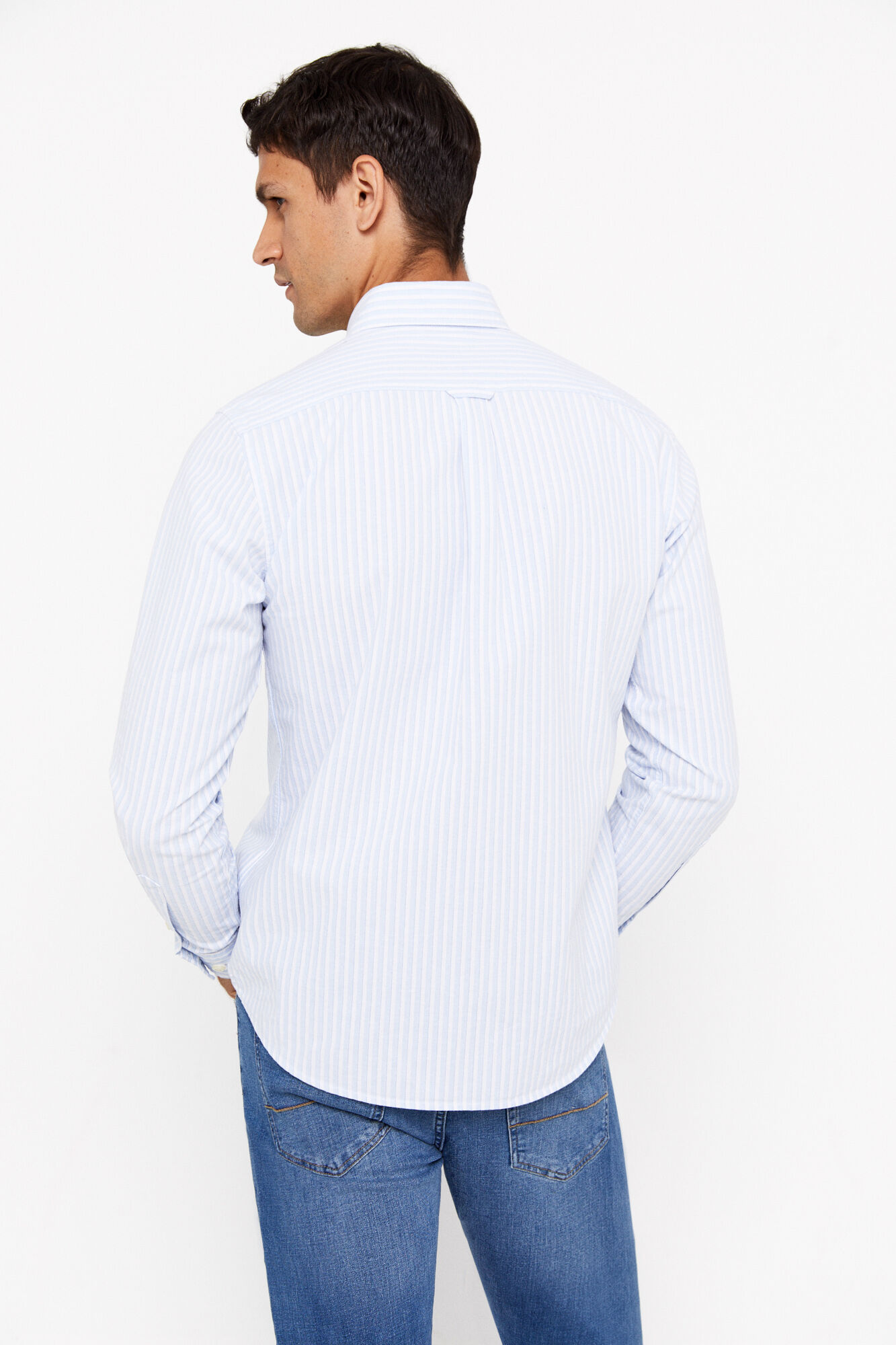 camisa oxford listrada
