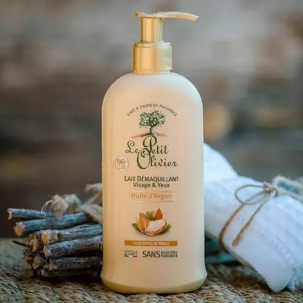 Le Petit Olivier - Leite de Limpeza para Rosto e Olhos - Óleo de Argan 200ml
