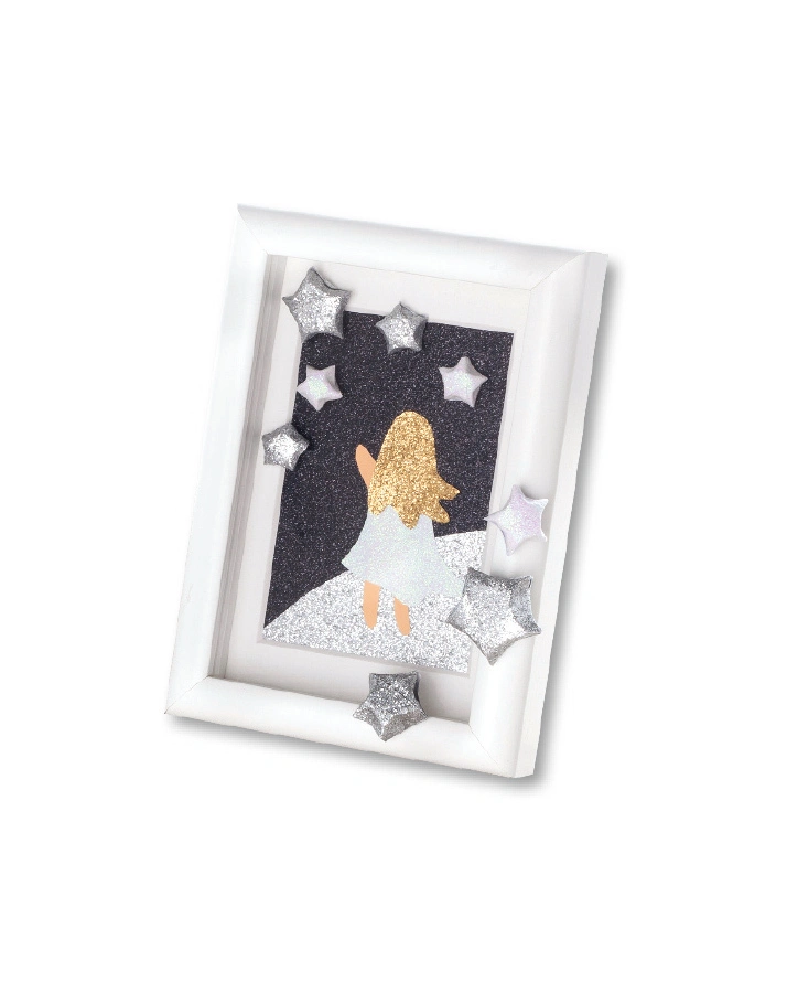 Glitterpapier GLAMOUR 10 Blatt in bunt